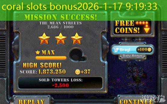 coral slots bonus
