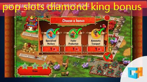 pop slots diamond king bonus