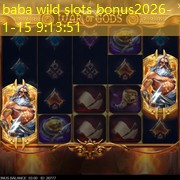baba wild slots bonus