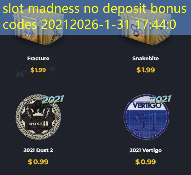 slot madness no deposit bonus codes 2021