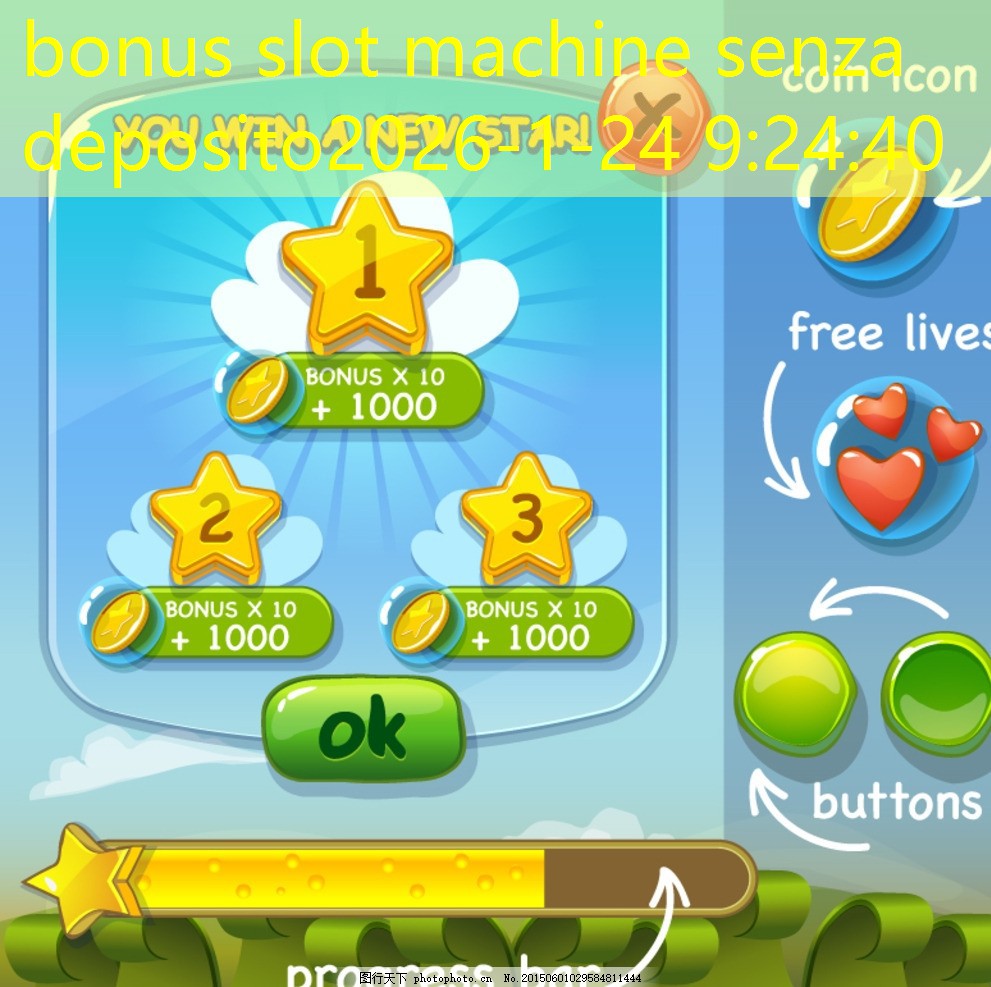 bonus slot machine senza deposito