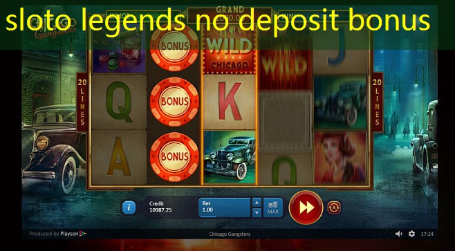 sloto legends no deposit bonus