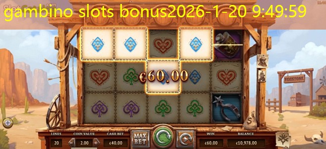 gambino slots bonus