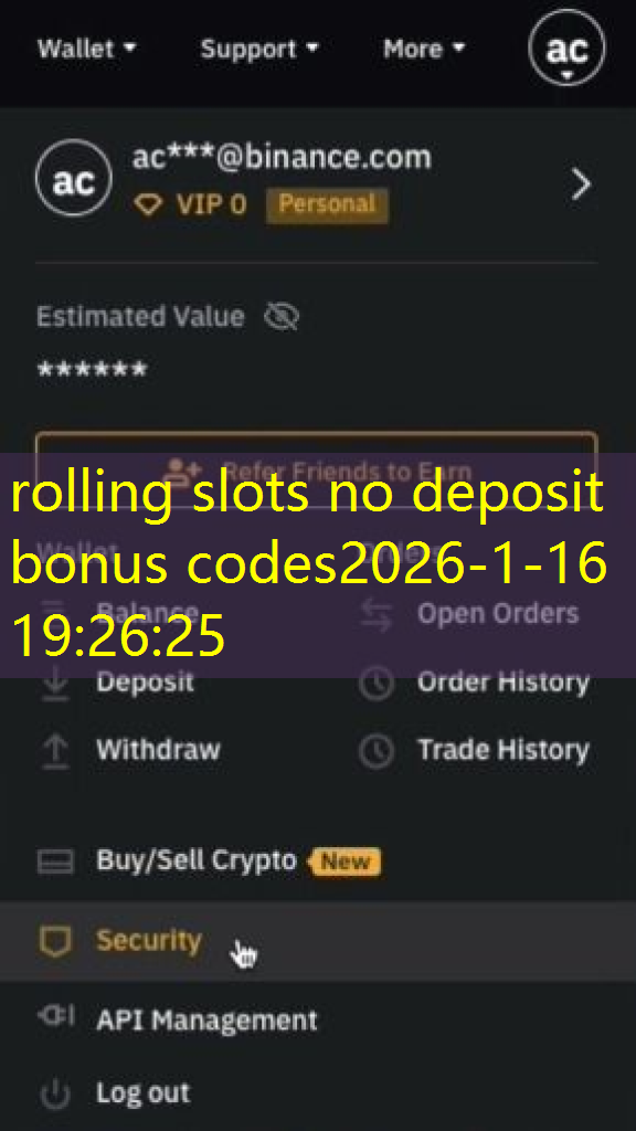 rolling slots no deposit bonus codes