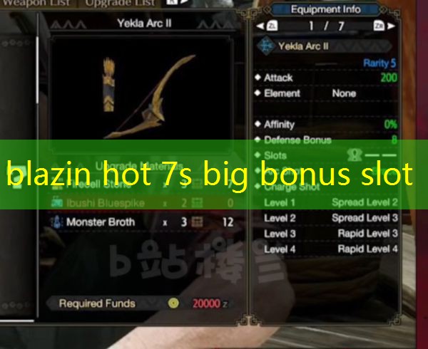 blazin hot 7s big bonus slot