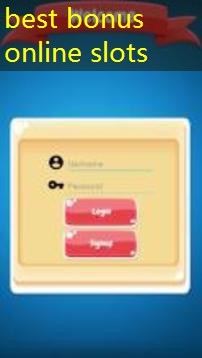 best bonus online slots