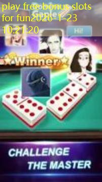 play free bonus slots for fun