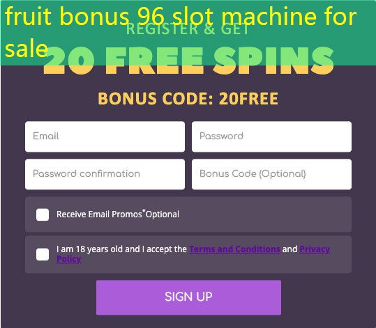 fruit bonus 96 slot machine for sale