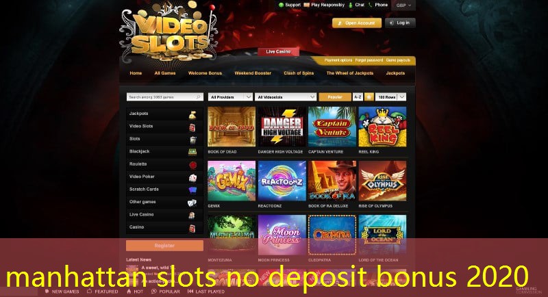 manhattan slots no deposit bonus 2020