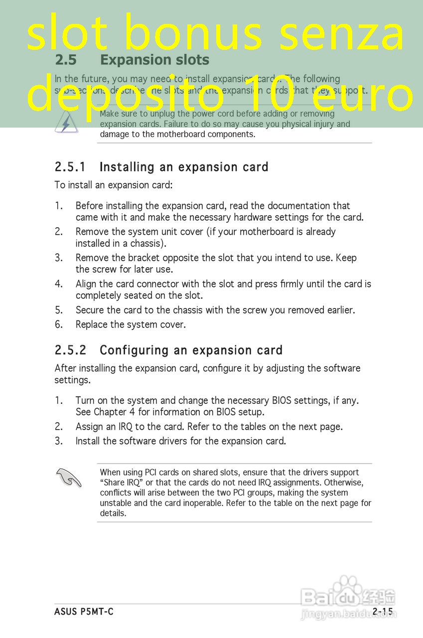 slot bonus senza deposito 10 euro