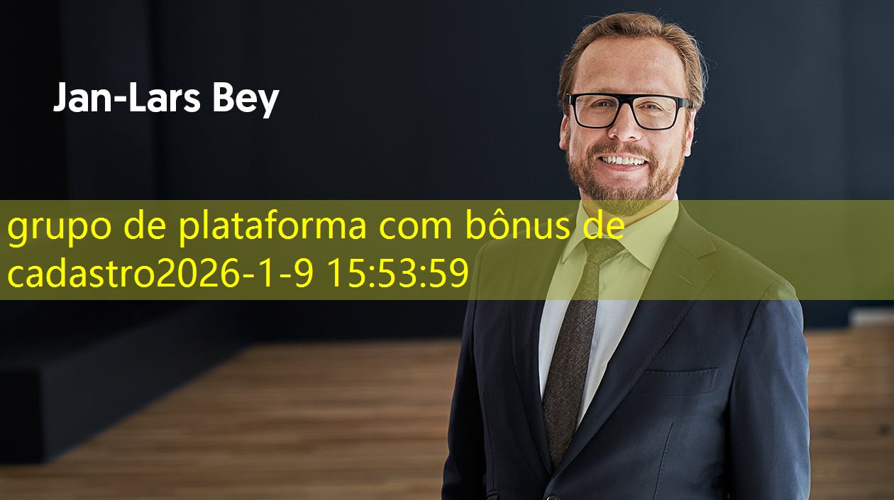 grupo de plataforma com bônus de cadastro