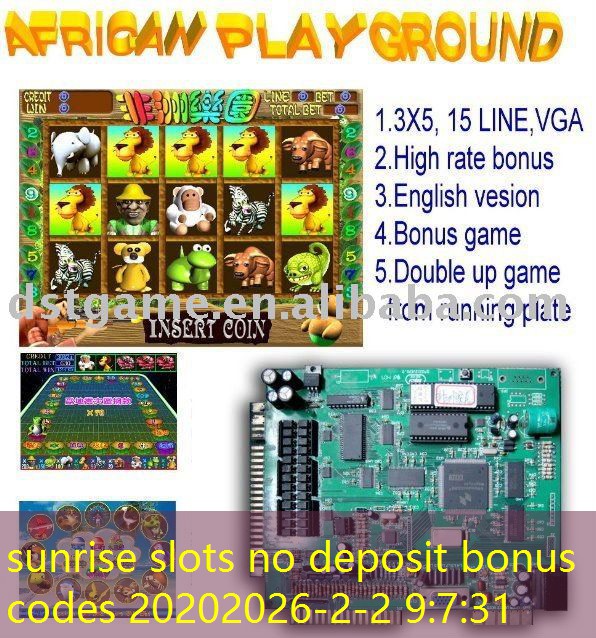 sunrise slots no deposit bonus codes 2020